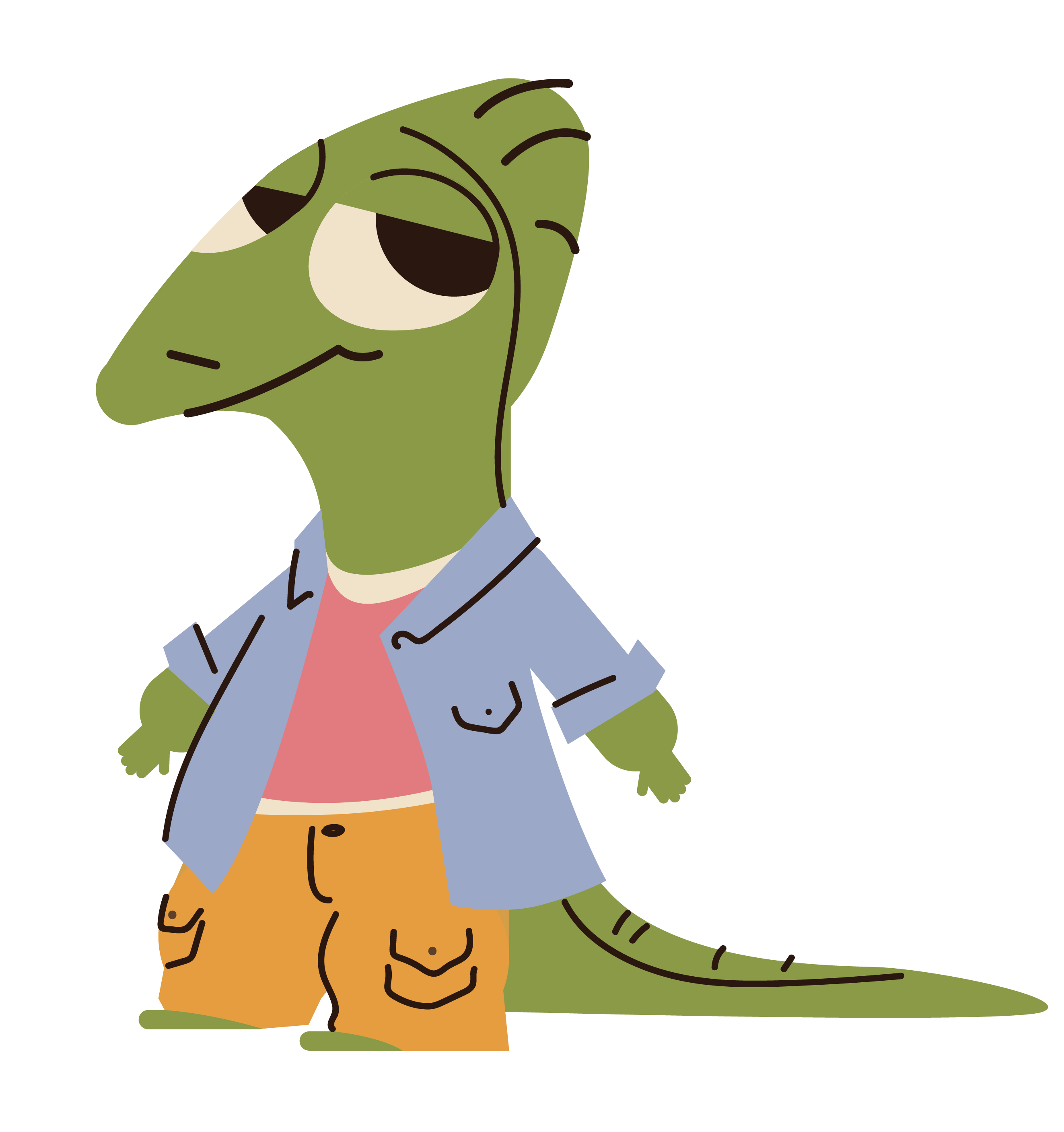 Rafa the Green Iguana